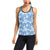 Hibiscus Pattern Print Design HB09 Women's Racerback Tank Top