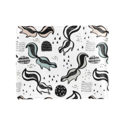 Skunk Print Design LKS303 Men's ID Card Wallet