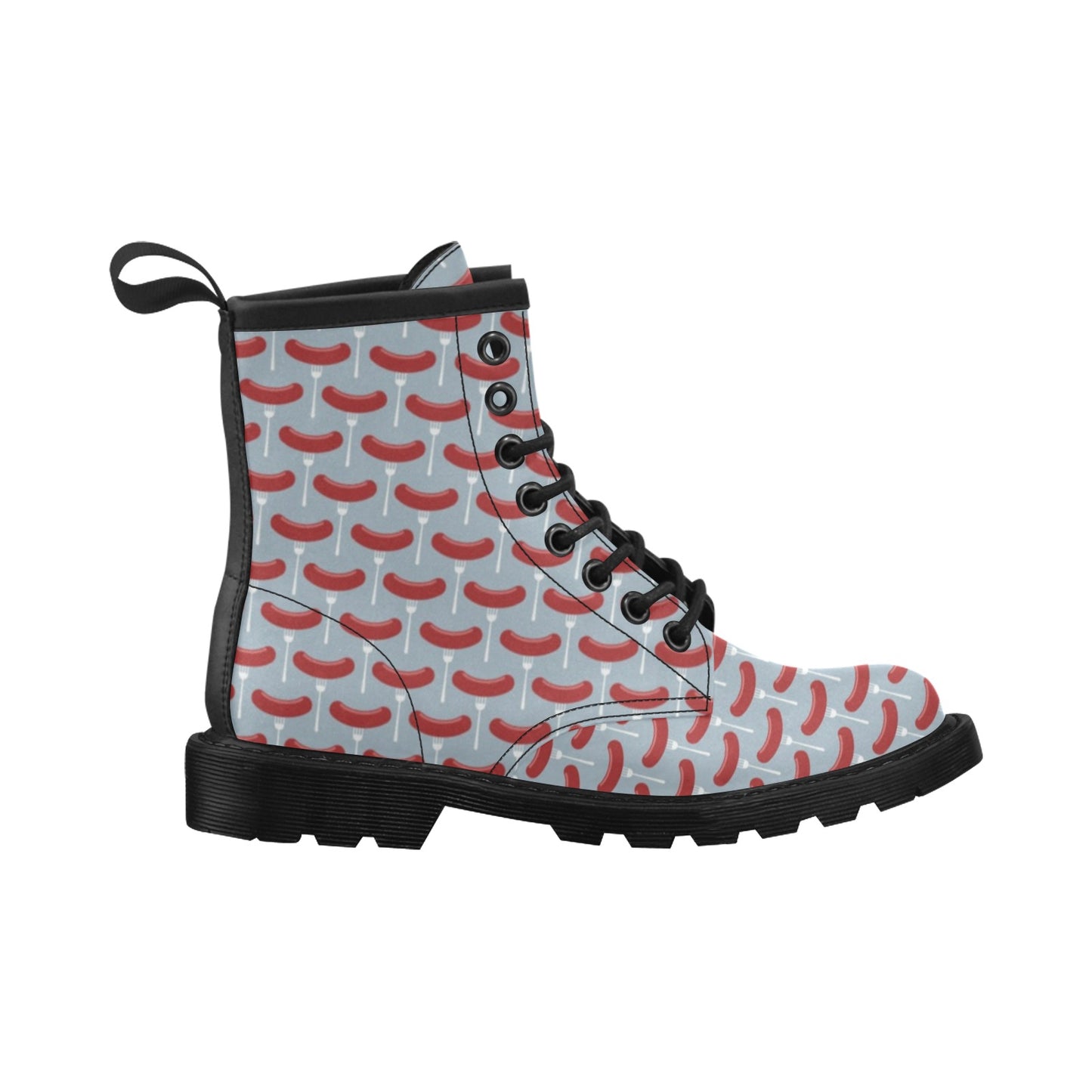 Sausage Print Design LKS301 Women's Boots