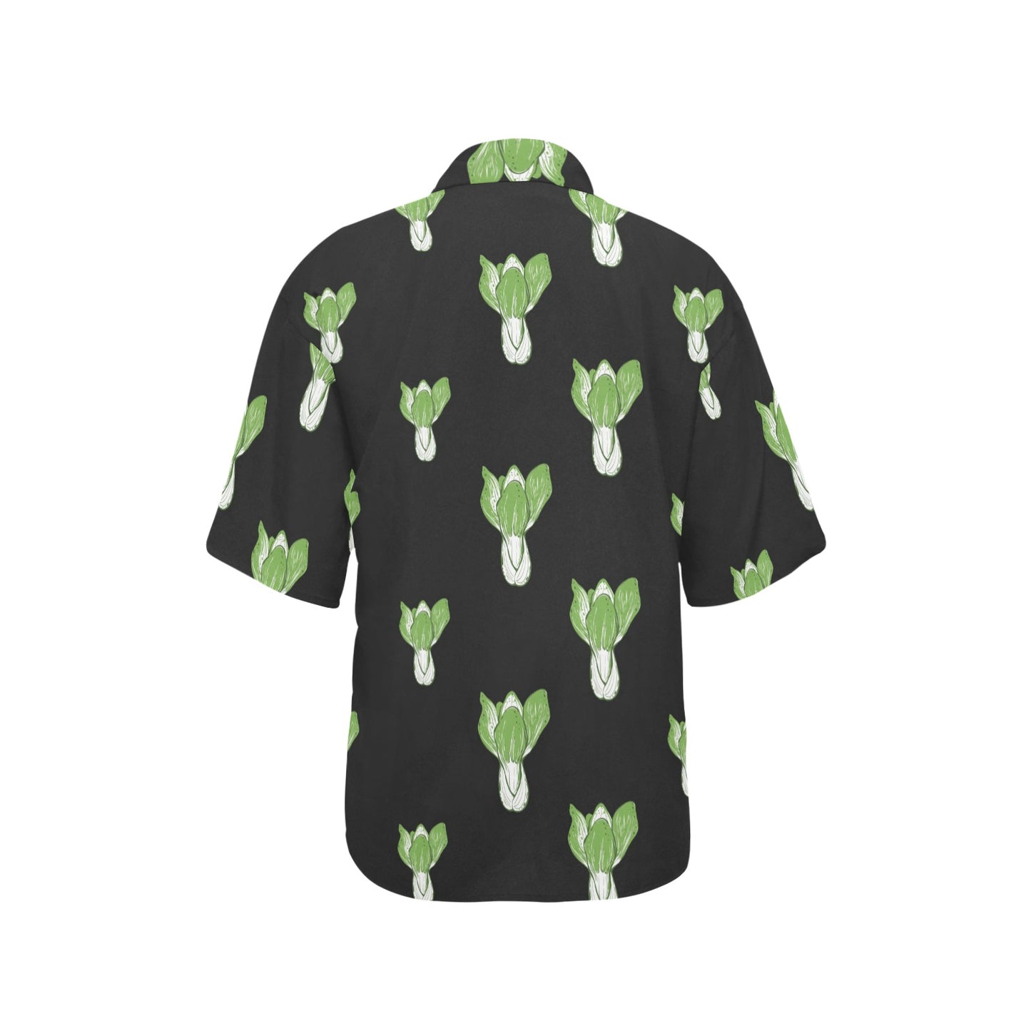 Kale Pattern Print Design 02 Women's Hawaiian Shirt