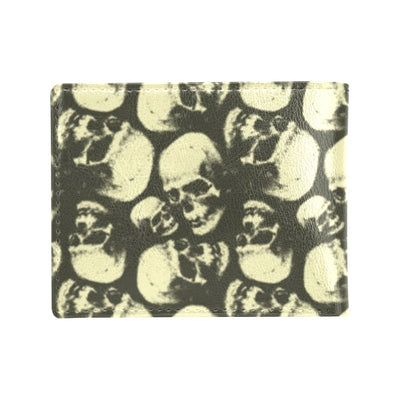 Skull Print Design LKS302 Men's ID Card Wallet