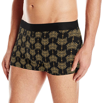 Aztec Wolf Pattern Print Design 04 Men's Boxer Briefs