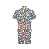 Hibiscus Sweet Print Design LKS304 Men's Romper