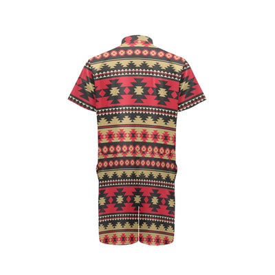 Navajo Pattern Print Design A04 Men's Romper