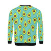 Avocado Pattern Print Design AC012 Men Long Sleeve Sweatshirt