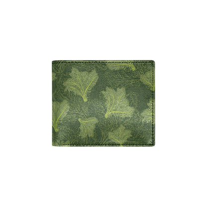 Kale Pattern Print Design 01 Men's ID Card Wallet