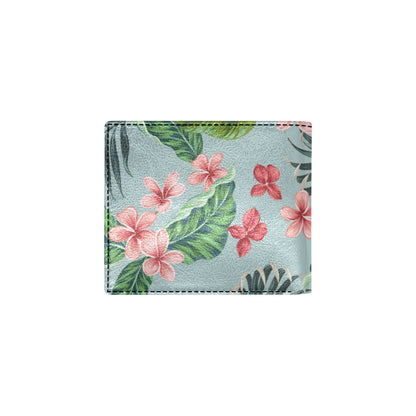Plumeria Pattern Print Design PM027 Men's ID Card Wallet