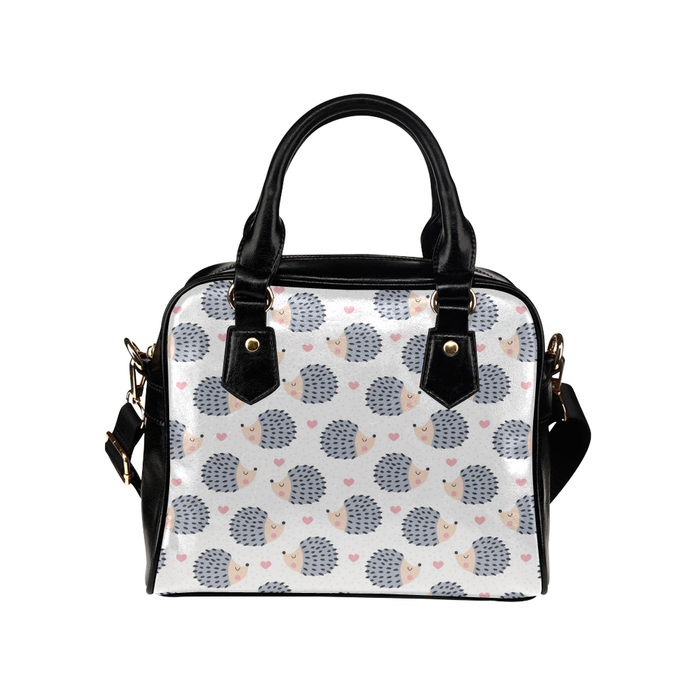 Hedgehog Baby Pattern Print Design 03 Shoulder Handbag