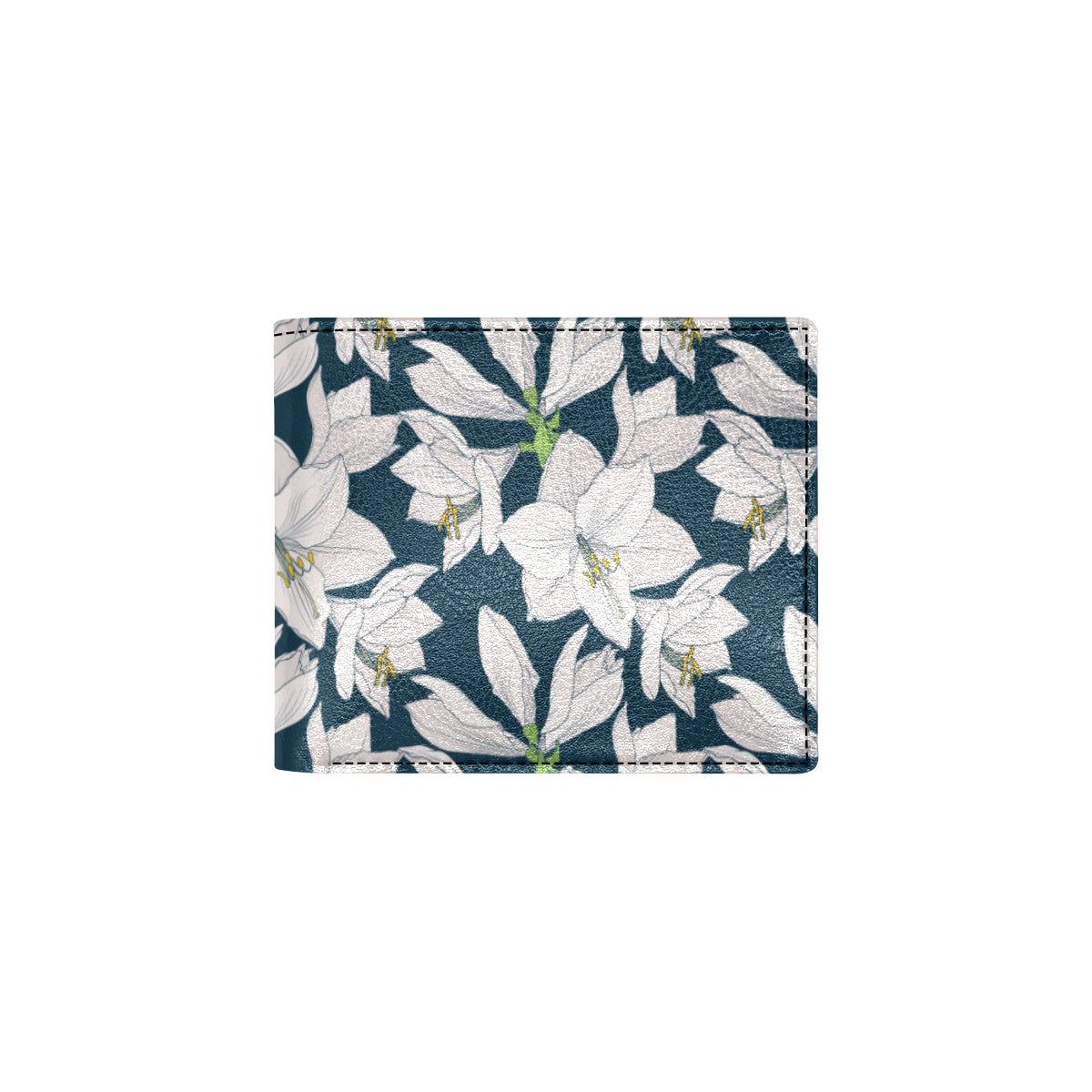 Amaryllis Pattern Print Design AL02 Men's ID Card Wallet