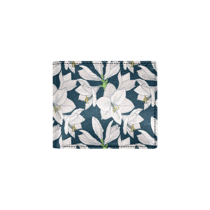 Amaryllis Pattern Print Design AL02 Men's ID Card Wallet