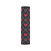 Rooster Pattern Print Design A02 Car Seat Belt Cover