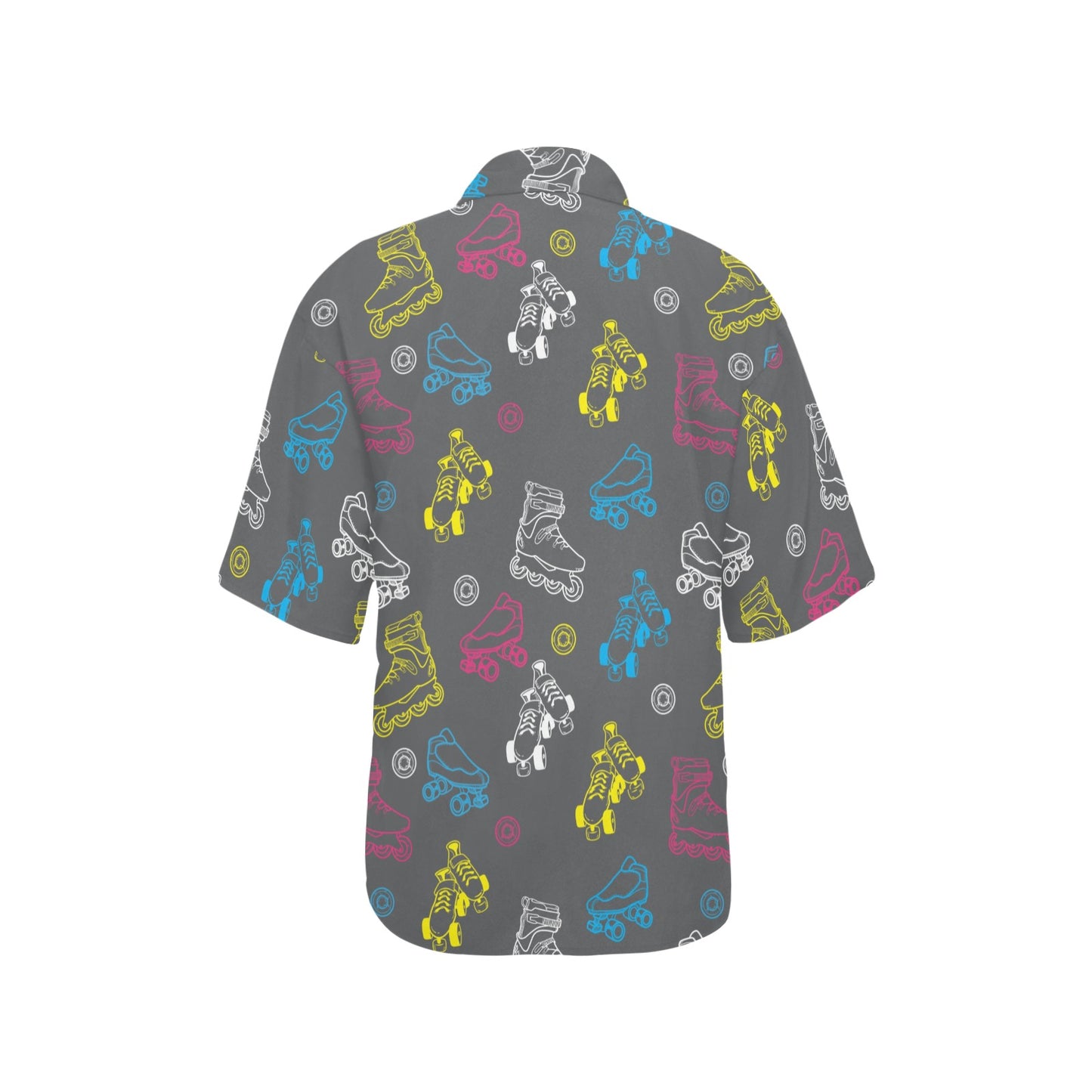 Roller skate Pattern Print Design A02 Women's Hawaiian Shirt