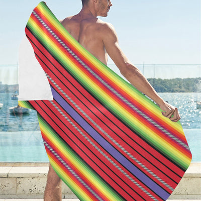 Serape Print Design LKS305 Beach Towel 32" x 71"