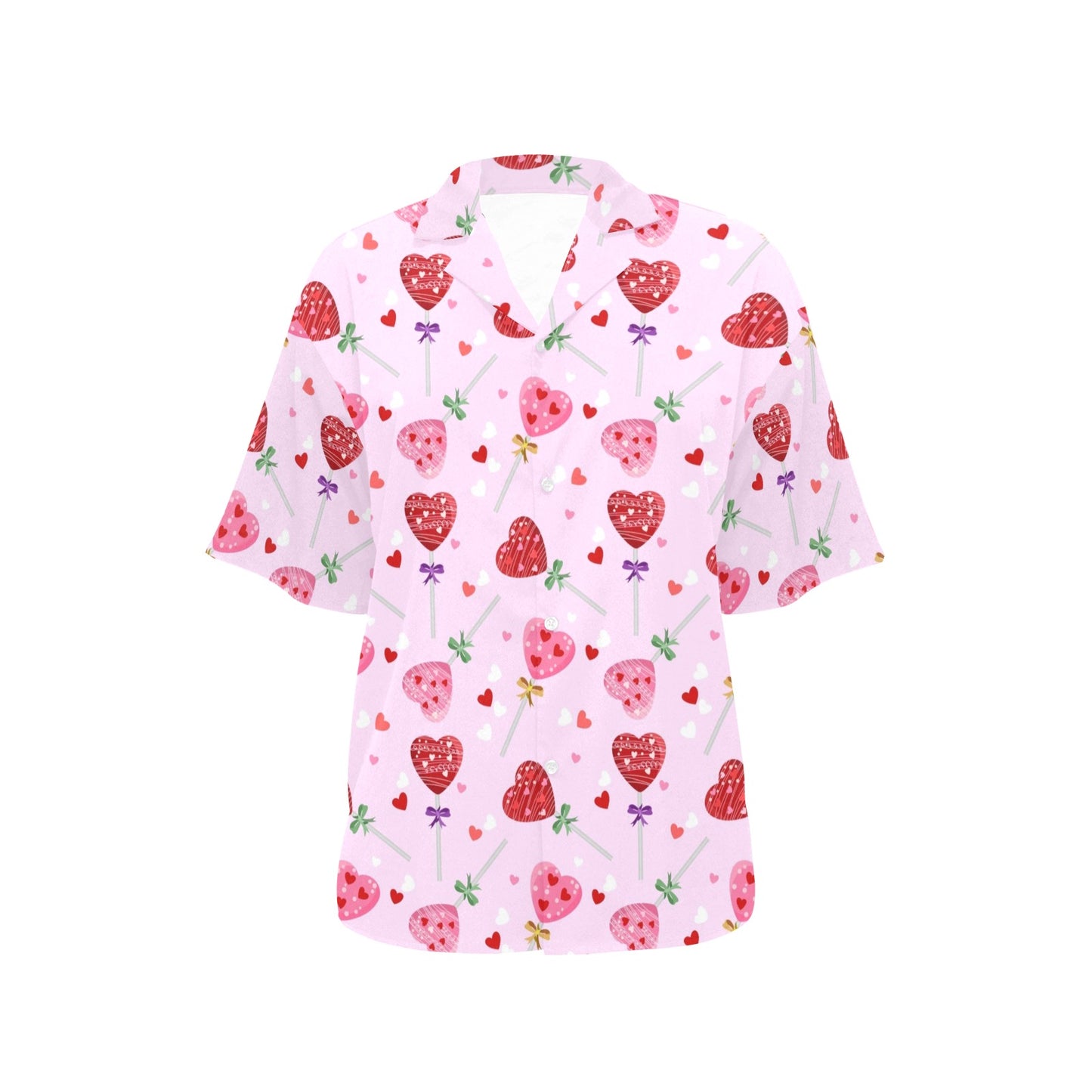 Lollipop Pattern Print Design LL07 Women's Hawaiian Shirt