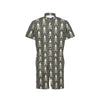 Skull King Print Design LKS307 Men's Romper