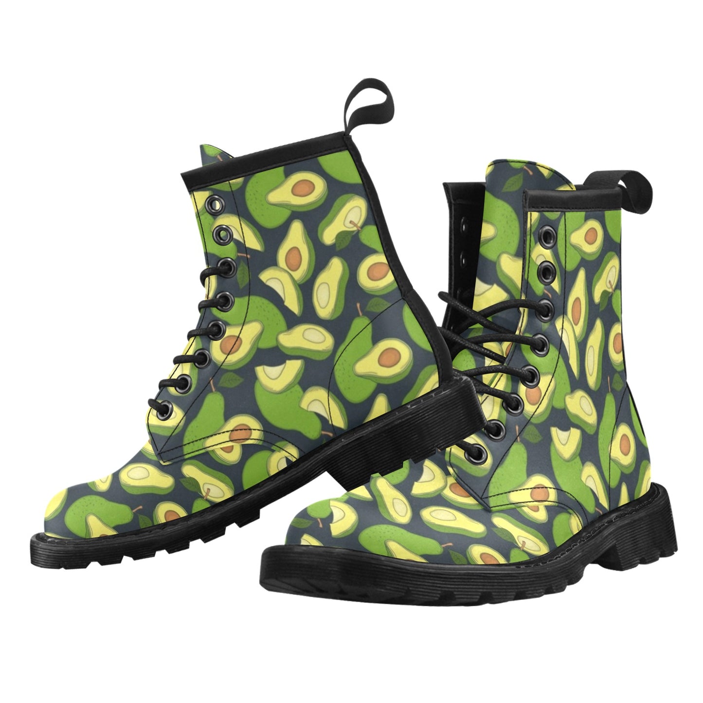 Avocado Pattern Print Design AC013 Women's Boots