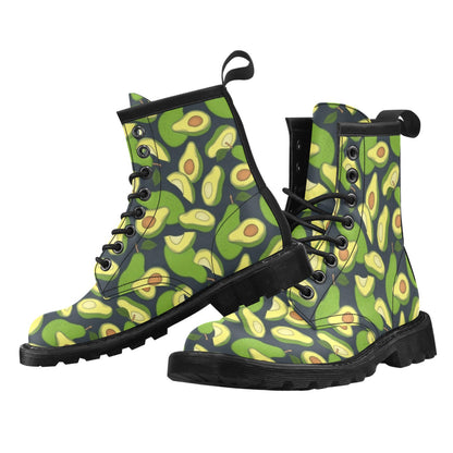 Avocado Pattern Print Design AC013 Women's Boots