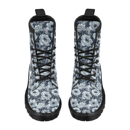 Anemone Pattern Print Design AM09 Women's Boots