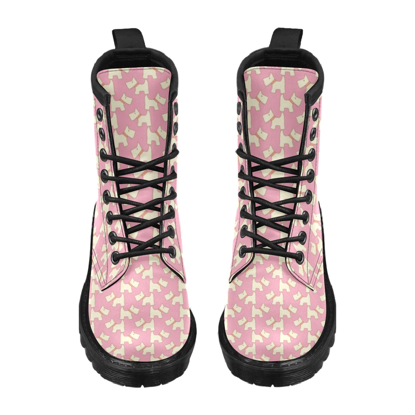 Scottish Terriers Print Design LKS306 Women's Boots
