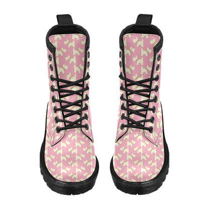 Scottish Terriers Print Design LKS306 Women's Boots