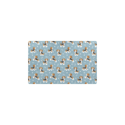 Beagle Pattern Print Design 02 Kitchen Mat