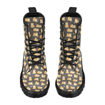 Shiba Inu Print Design LKS309 Women's Boots
