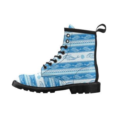 Dolphin Tribal Print Pattern Women's Boots