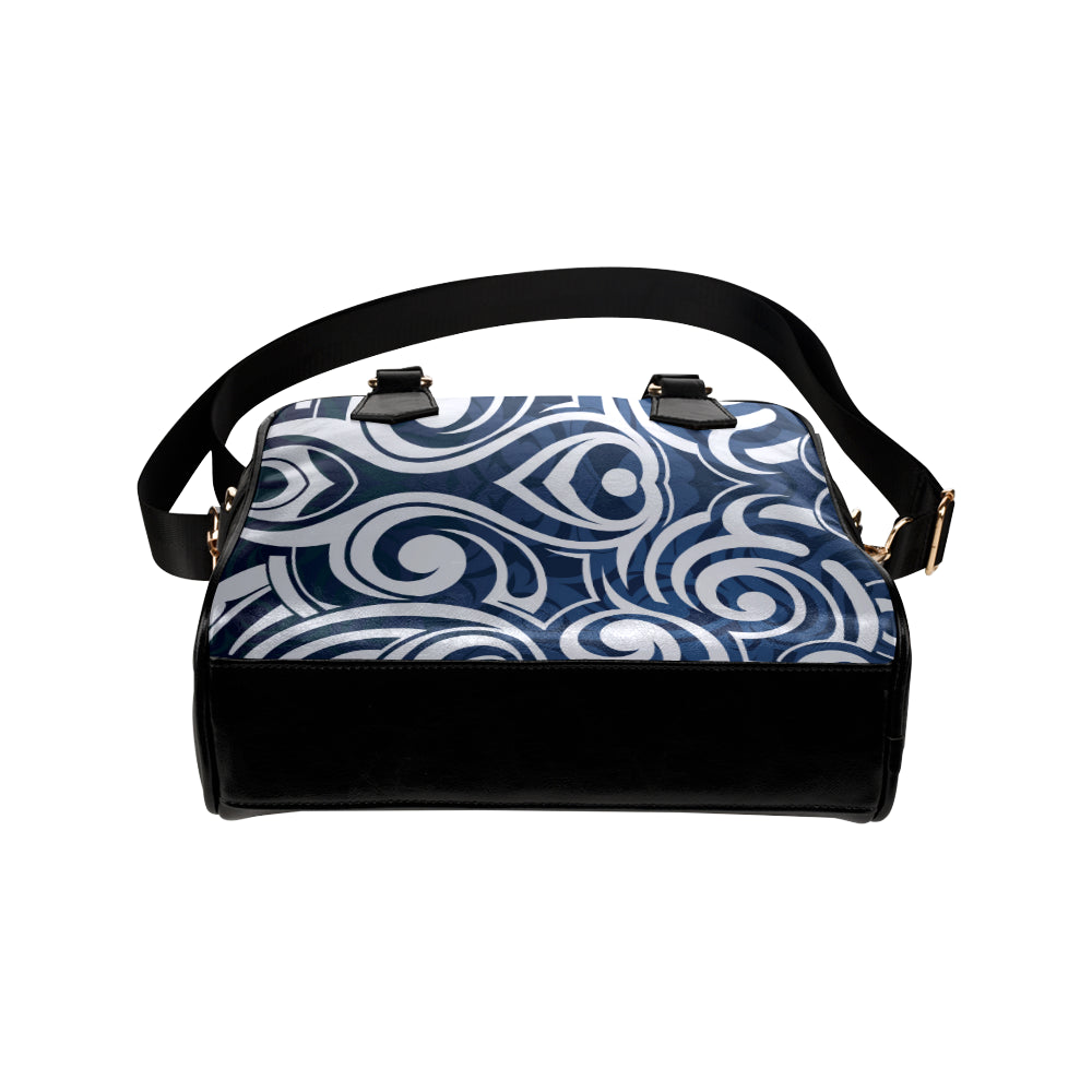 Maori Pattern Print Design 01 Shoulder Handbag