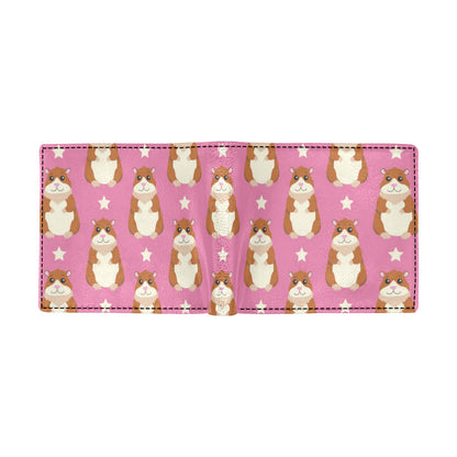 Hamster Cute Pattern Print Design 02 Men's ID Card Wallet