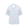 Donut Unicorn Pattern Print Design DN014 Women's Hawaiian Shirt