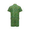 Shamrock Horse Shoes Saint Patrick's Day Print Design LKS307 Men's Romper