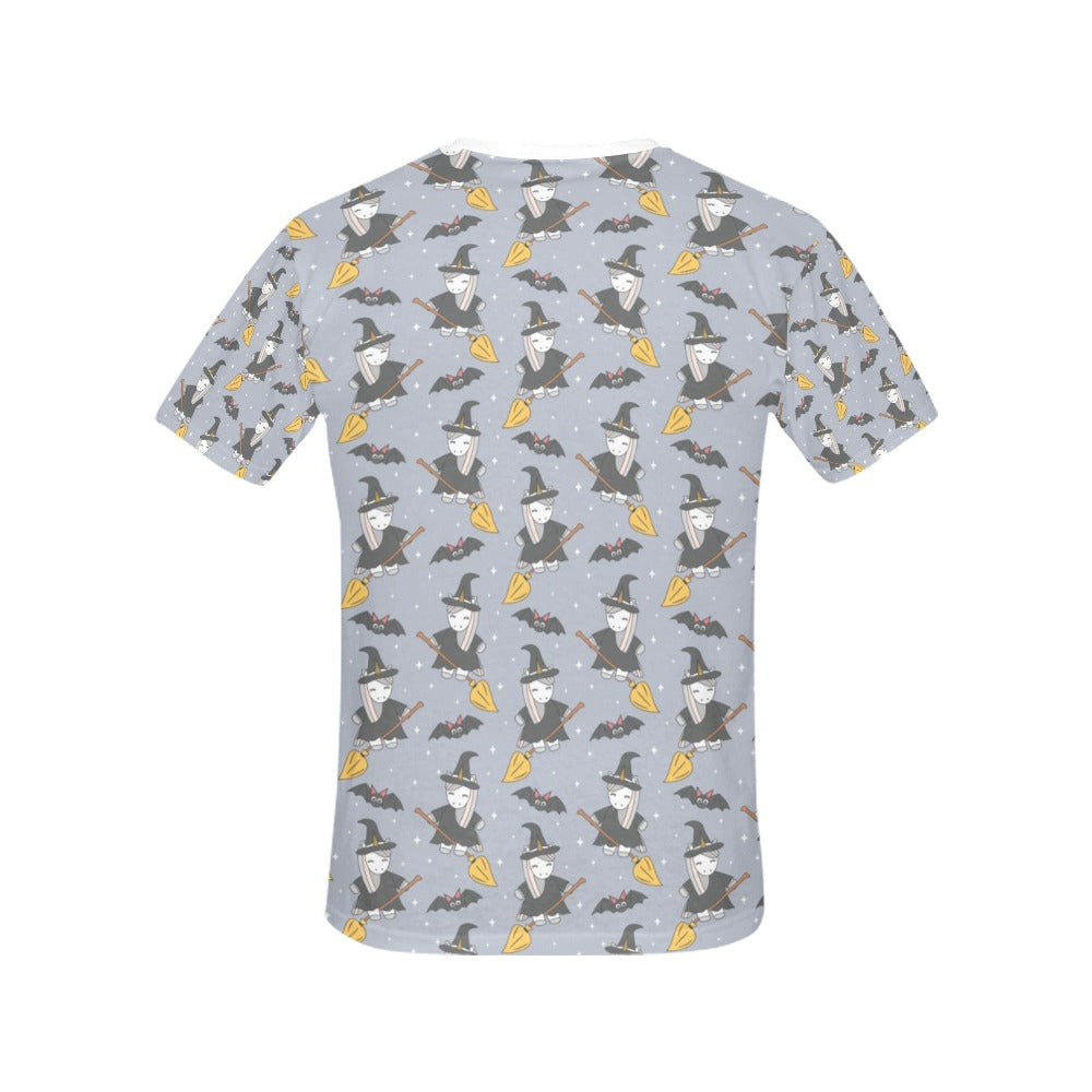 Witch Print Design LKS307 Women's  T-shirt