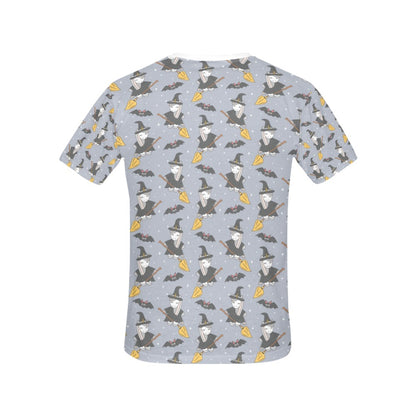 Witch Print Design LKS307 Women's  T-shirt