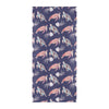 Sea Turtle With Jelly Fish Print Design LKS301 Beach Towel 32" x 71"