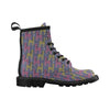 Zebra Print Design LKS303 Women's Boots