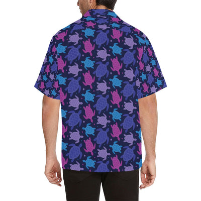 Sea Turtle Print Design LKS309 Men's Hawaiian Shirt