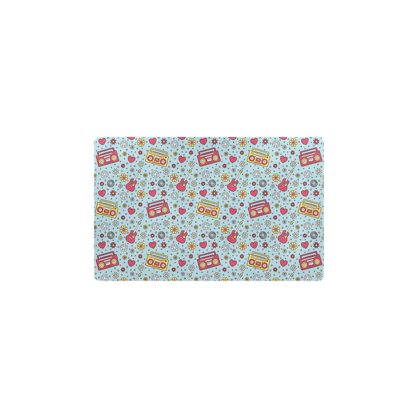 Hippie Print Design LKS307 Kitchen Mat