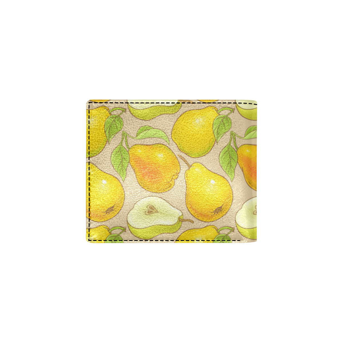 Pear Pattern Print Design PE05 Men's ID Card Wallet
