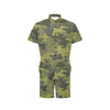 Military Camouflage Pattern Print Design 02 Men's Romper