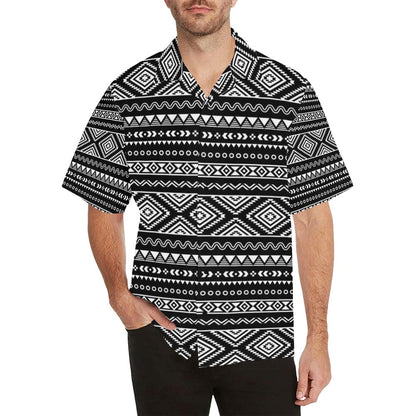 Tribal Pattern Print Design LKS301 Men's Hawaiian Shirt
