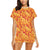 Hibiscus Summer Print Design LKS302 Women's Short Pajama Set