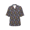 Butterfly Pattern Print Design 013 Women's Hawaiian Shirt