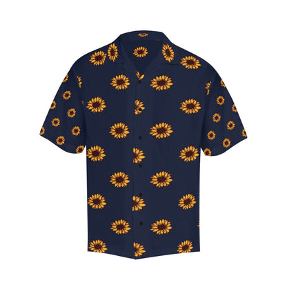 Sunflower Print Design LKS304 Men's Hawaiian Shirt