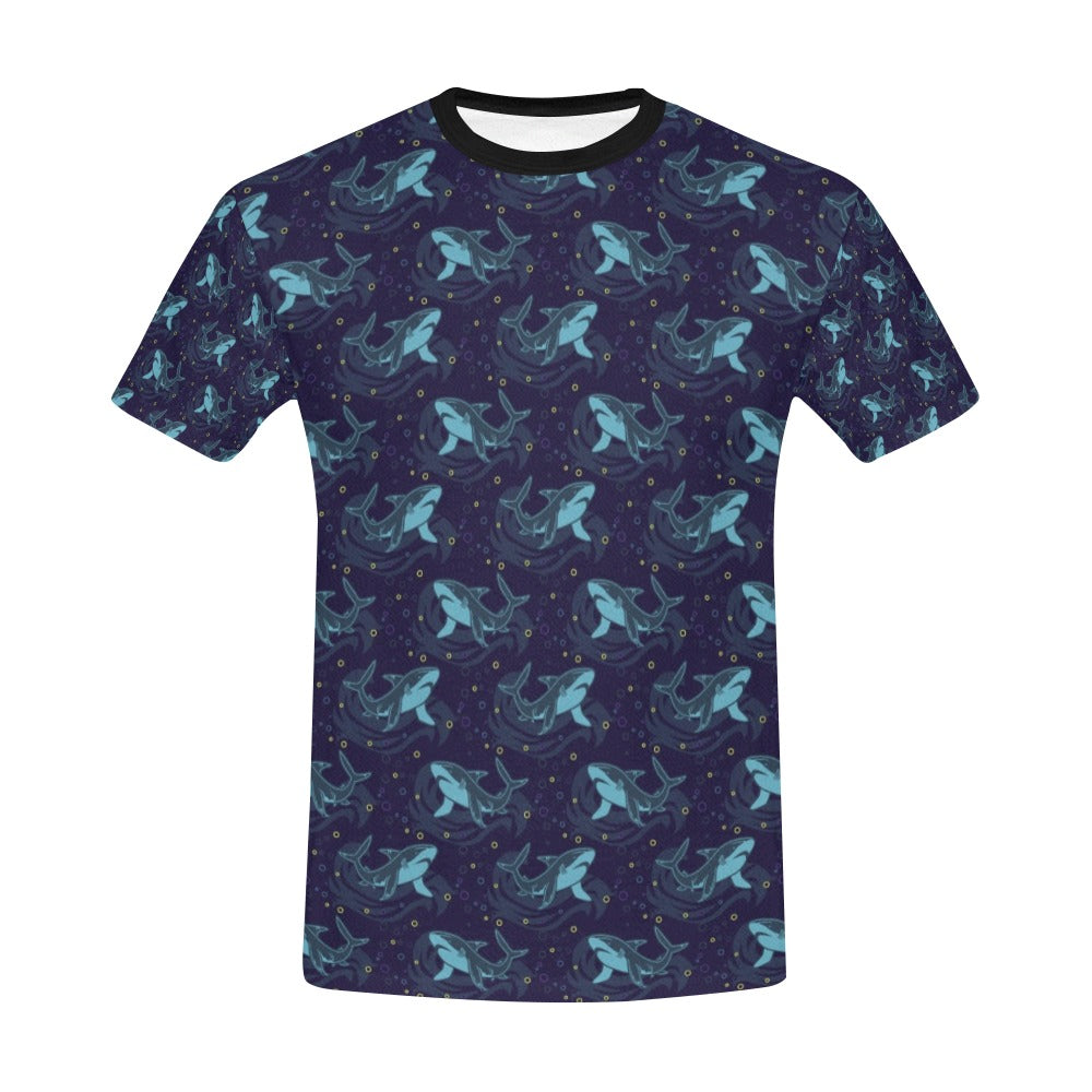 Shark Print Design LKS306 Men's All Over Print T-shirt