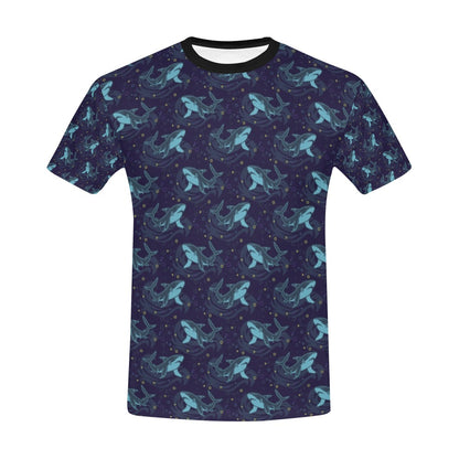 Shark Print Design LKS306 Men's All Over Print T-shirt