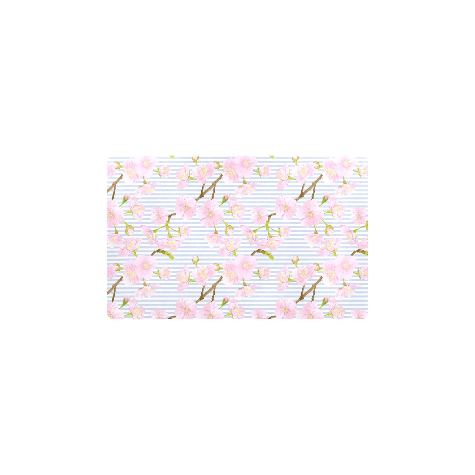 Pink Cherry Blossom Sakura Kitchen Mat