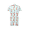 SeaHorse Pattern Print Design 01 Men's Romper