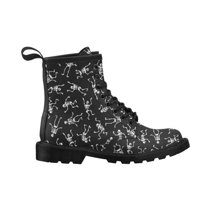 Skeleton Print Design LKS305 Women's Boots