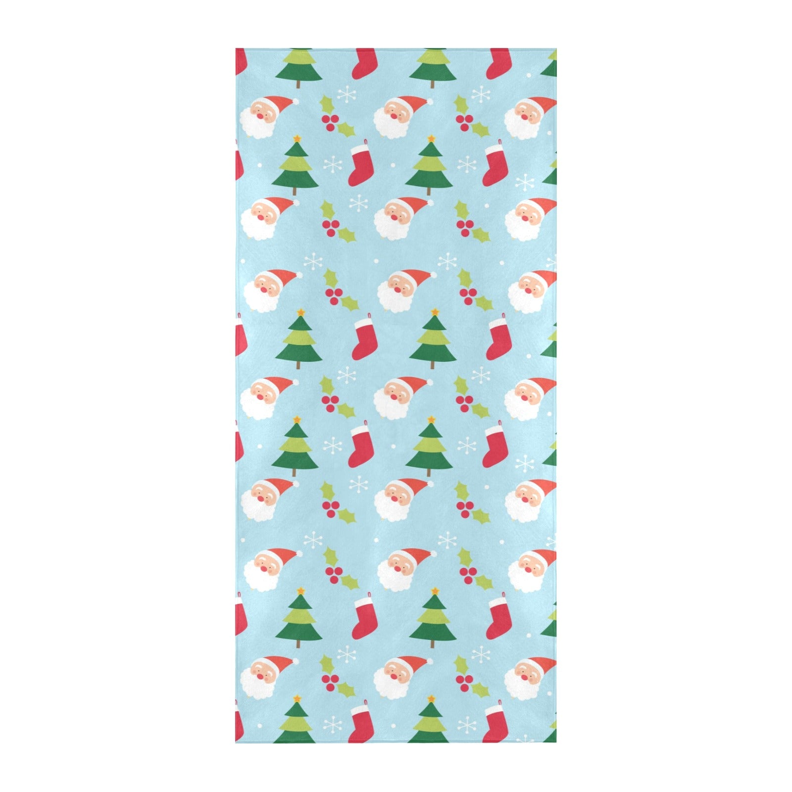 Santa Themed Print Design LKS301 Beach Towel 32" x 71"