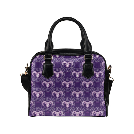 Aries Zodiac Pattern Print Design 02 Shoulder Handbag